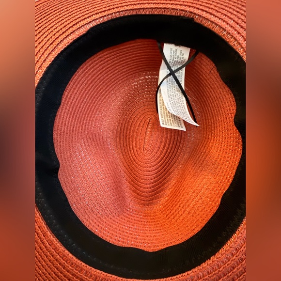 Elegant Orange Women's Sun Hat medium size - Picture 4 of 4